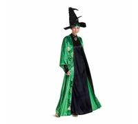 DISGUISE 116049F Professor Mcgonagall, Official Deluxe Harry Potter Wizarding World Costume Dress and Hat Adult Sized, Multicolored, X-Large