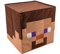DISGUISE 119799-15L STEVE HEADPIECE/BLOCK HEAD Minecraft Dress Up & Accessories, Multi, One Size