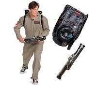 DISGUISE 120139C Adults, Official Ghostbusters Afterlife Movie Costume Jumpsuit with Inflatable Proton Pack Sized, Multicolored, XXL