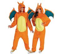 DISGUISE 140419E-EU CHARIZARD DELUXE ADULT Pokemon, Orange, 38-40"