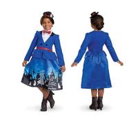 Disguise 144679M-EU-6 Disney MARY POPPINS COAT CH XS 3T-4T Fancy Dress Costume, Girls, Pink and Gold Tones, 3-4 Years