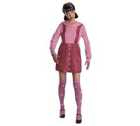 Disguise 198479F Squid Game 2 Young HEE Costume, Official Netflix Adult Red Green Light Cosume with Wig and Socks, XL (18-20)