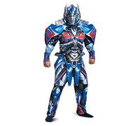 Disguise 22462 Optimus Prime Movie Deluxe Adult Costume Transformers, Multi-colored, One size