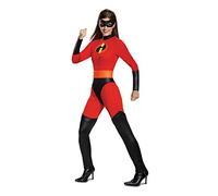 Disguise 66835B Mrs. Incredible Classic Adult Costume Disney Sized, Solid, Red, M (8-10)