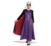 DISGUISE 67475F Evil Queen Deluxe Adult Costume Disney Villains Sized, Solid, Purple, XL (18-20)