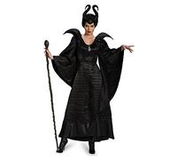 DISGUISE 71825B Maleficent Deluxe Adult Costume Sized, Black, M