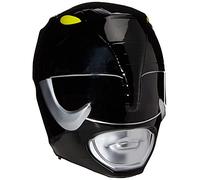 Disguise 79726 Black Ranger Helmet Power Costumes, One Size Adult