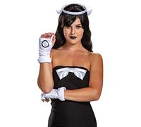 Disguise 87999 Alice Angel Costume Kit Set, Cartoon, Black, One Size Adult