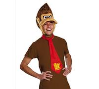 DISGUISE 98838AD Super Mario Bros. Adult Costume, Cartoon, Brown, One Size