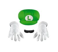 DISGUISE AC4404 Children's Luigi Accessory Kit for Cap, Moustache, Gloves
