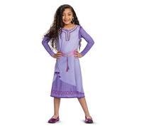Disguise Asha Classic Costume, Official Disney Wish Child Dress, 5-6