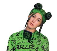 Disguise Billie Eilish Adult Green Double Bun Wig Standard