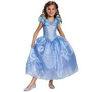 Disguise Cinderella Movie Deluxe Costume, Medium (7-8)