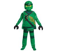 DISGUISE Deluxe Lloyds Lego Ninjago Costume For Kids, Ninja Costume Kids Size S