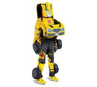 Disguise DISK103509L Converting Transformers Bumblebee Costume, Child, Yellow, Small 4-6 years