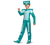 DISGUISE DISK11458G Classic Diamond Armour Kids Costume, Boys, Blue, Large
