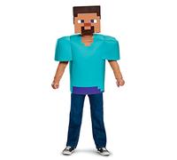 DISGUISE DISK65639G Classic Steve, Halloween Costumes for Kids Size, Unisex Children, Blue, Large