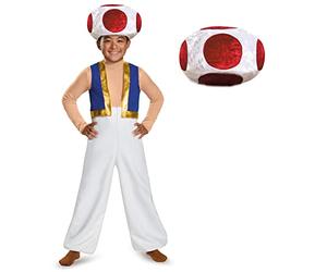 Disguise DISK85143K Deluxe Nintendo Toad Costume, M