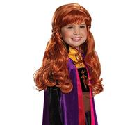 DISGUISE 22815 Disney Anna Frozen 2 Girls' Wig, Red