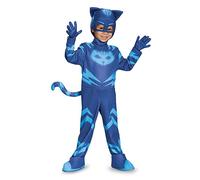 Disguise Catboy Deluxe PJ Masks Superhero Glow In The Dark Child Boys Costume L 4-6 Blue Small (4-6)