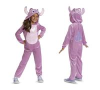 Disguise Disney Lilo & Stitch Angel Jumpsuit for Kids, Officially Licensed Disney Lilo & Stitch, Features Detailed Fabric Hood with Dimensional Ears