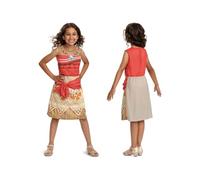 DISNEY MOANA 2 Dress Up for Girls by Jakks Pacific, Adventure Outfit Fashion for Pretend Play Dress Up, Officially Licensed by Disney, Size S (5-6)