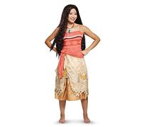 Disguise 14238E Moana Deluxe Adult Costume Sized, Red, L