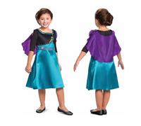 DISGUISE Disney Official Standard Anna Dress, Frozen 2 Kids Costume for Girls, Size S, Fancy Dress Up
