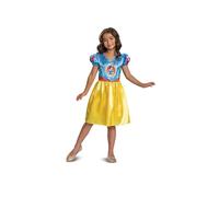 Disney Official Standard Snow White Costume Kids, Snow White Dress Up Outfit, Princess Costumes for Girls Fancy Dress, For 4-6 Years