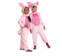 Disguise Disney Winnie the Pooh Piglet Jumpsuit for Kids & Toddlers, Officially Licensed, Includes Soft Jumpsuit and Adorable Piglet Hat, Dimensional Details, for Ages 12-18 Months
