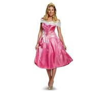 DISGUISE Disney Women's Princess Aurora Deluxe Costume, Pink, L