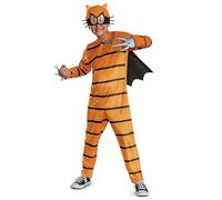 Disguise Dog Man Cat Kid Fancy Dress for Kids, Officially Licensed, Includes Cape, Inspired by Cat Kid Mask, Detailed Jumpsuit for Kids, Soft Fabric, for Ages 7-8 Years