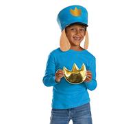 DISGUISE Dog Man Movie Fancy Dress Kit, Official licensed Product, Includes Iconic Hat with Dimensional Ears and Attachable Self-Adhesive Gold Foil Logo Inspired by Dog Man Books