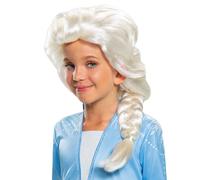 Disguise Elsa Wig Child Ice Snow Cold Princess Short White Braid 22810