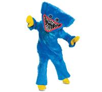 DISGUISE Huggy Wuggy Deluxe Costume, Official Poppy Playtime Costume and Headpiece for Kids, Size (10-12)