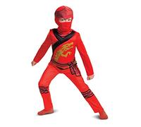 DISGUISE Jumpsuit Kai Lego Ninjago Costume for Kids, Ninja Costume Kids Size M
