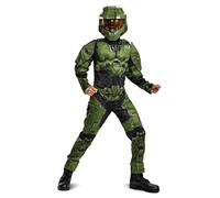 Disguise Kids Unisex's Classic Master Chief Infinite Costume, Green, Small