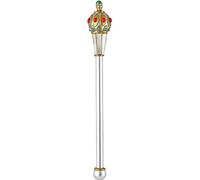 DISGUISE 14116-14-I Mens King's Scepter Accessory Costume Wands Adult, Silver