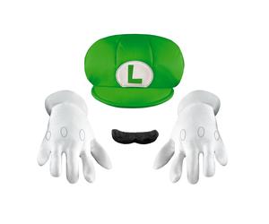 Disguise Luigi Zubehör-Set für Kinder One Size Heavy Metal,islamic Green,white