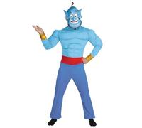 Disguise Men's Disney Aladdin Genie Muscle Costume