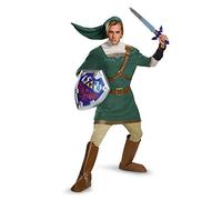 Disguise Men's Link Adult-Sized Costume, Green, XL