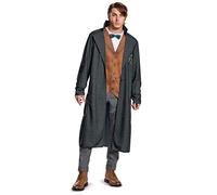 DISGUISE Men's Newt Scamander Deluxe Adult Sized Costumes, Gray & Orange, Medium