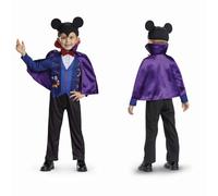 Disney Halloween Mickey Mouse Vampire Costume for Kids, Officially Licensed by Disguise, Comfortable Fit with Detailed Design, 2 Years