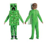 Disguise Minecraft Creeper Costume for Kids 7-8 YEARS