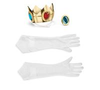 DISGUISE 73796-15L PRINCESS PEACH ADULT ACCESSORY KIT Legend of Zelda Dress, Cartoon, Pink, One Size