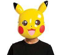 Disguise 90181-20L Pikachu Pokemon Half Mask Fancy Dress Accessory, Unisex Children, Yellow