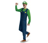 Disguise Nintendo Super Mario Luigi Elevated Classic Men Costume