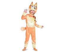 Official Bluey Bingo Costume with Jumpsuit and Heapiece Classic Baby Size (12-18 Months)