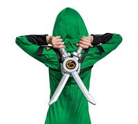 Disguise 108729-15L Official Premium LEGO Ninjago Weapon Set Costumes, Unisex Children, Silver, One Size