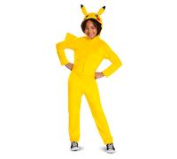 Kid's Pokemon Pikachu Costume Child Pokemon Costume Hooded Jumpsuit Boys & G